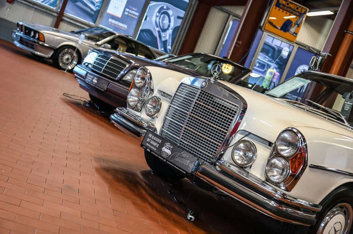 Klassiker-Lineup im Showroom von OM-Classics in Lastrup
